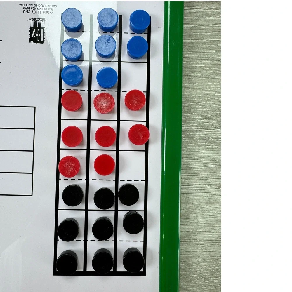 EZ Notes Magnetic Music Theory Whiteboard Grand Staff Piano Keyboard Lined Board